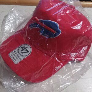 Women's Buffalo Bills NFL '47 Red Miata Clean Up Secondary Adjustable Hat